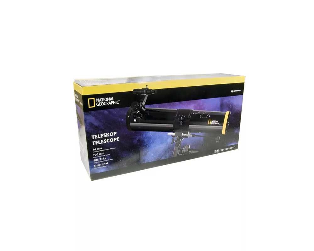 Телескоп Bresser National Geographic 76/700 EQ 3