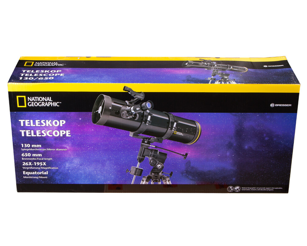 Телескоп Bresser National Geographic 130/650 EQ 39