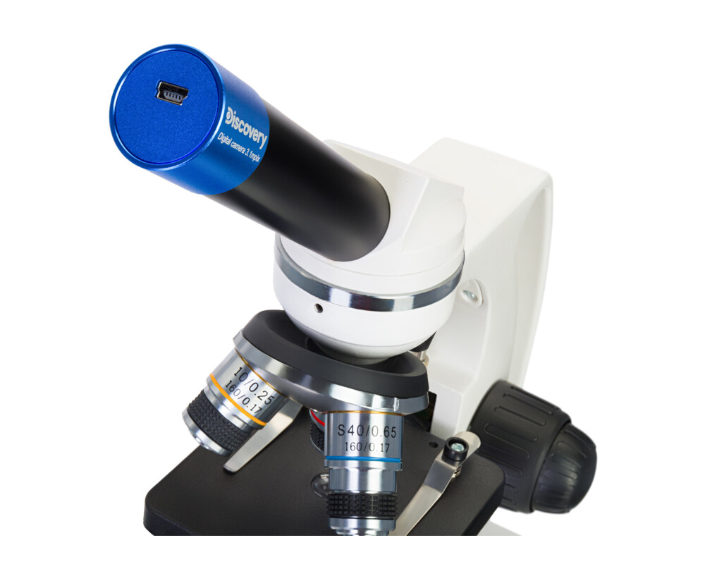 Микроскоп Цифров Levenhuk Discovery Femto Polar с книга 36