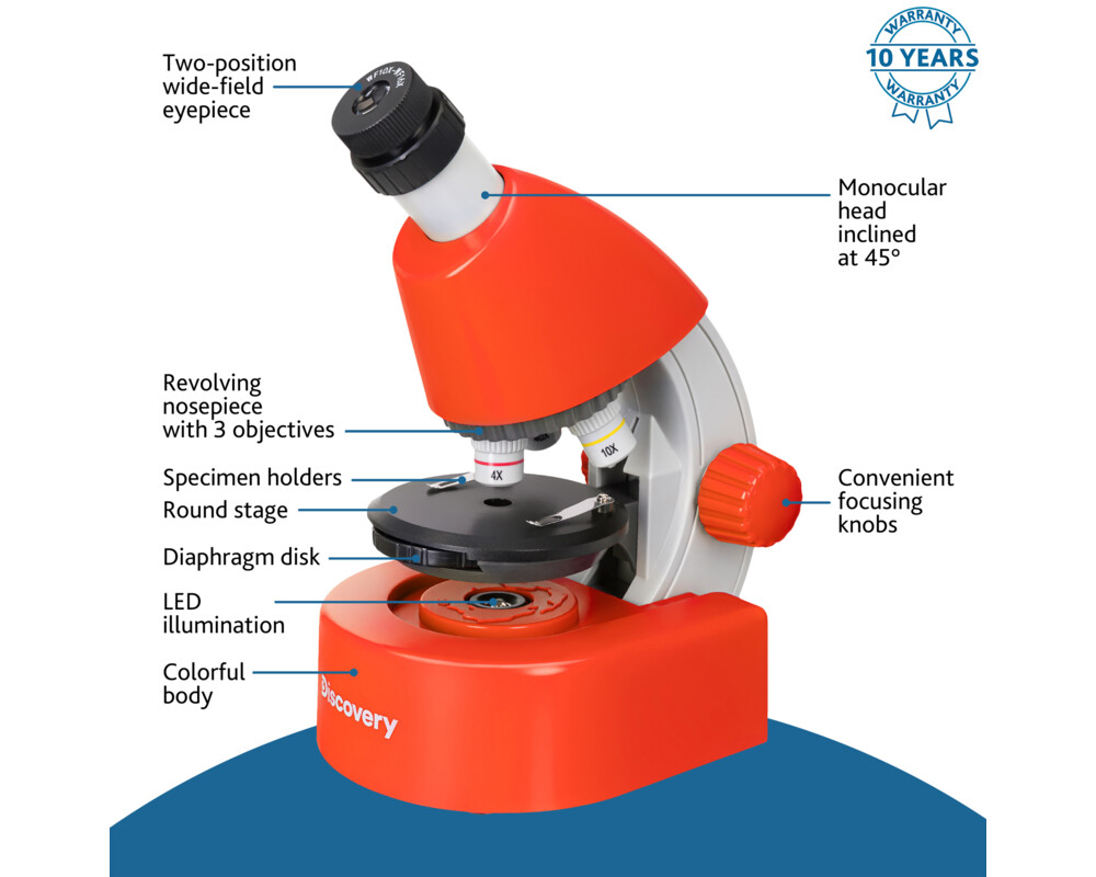 Микроскоп Levenhuk Discovery Micro с книга 33