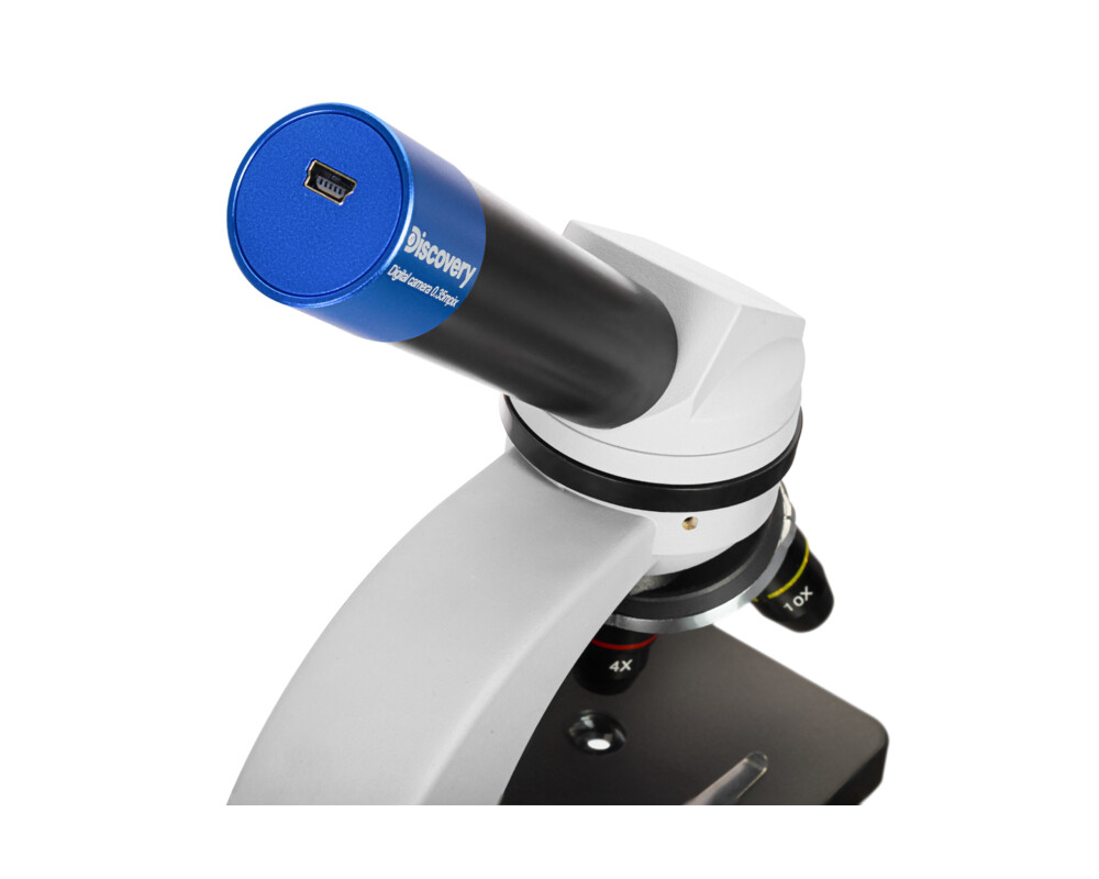 Микроскоп Цифров Levenhuk Discovery Nano Polar с книга 10