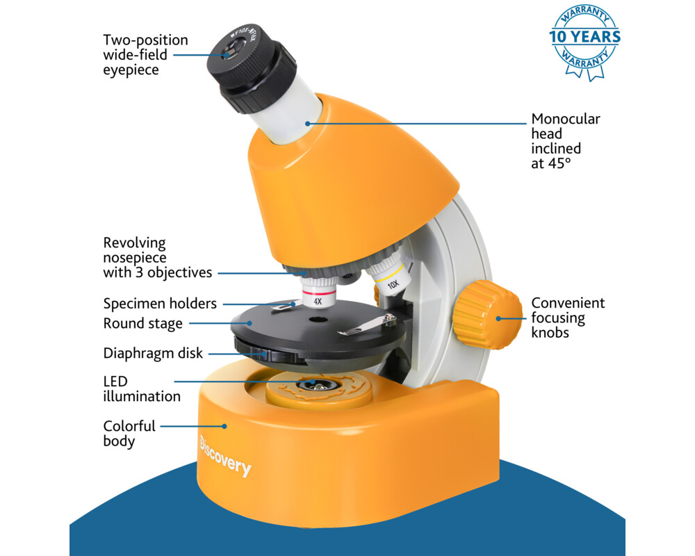 Микроскоп Levenhuk Discovery Micro с книга 84