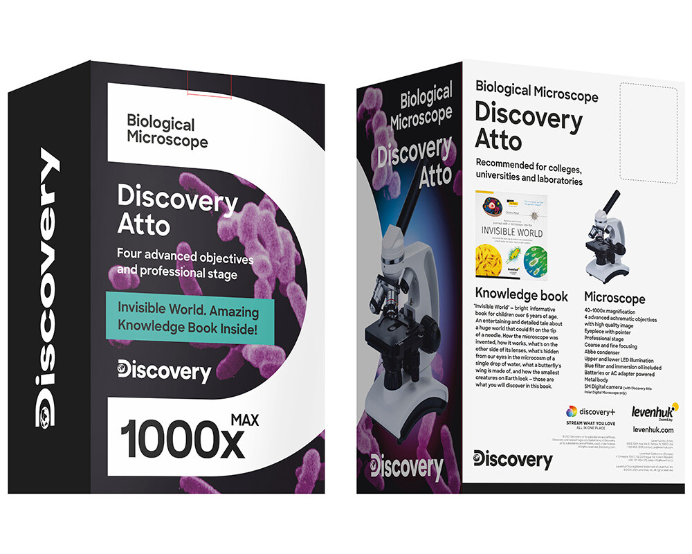 Микроскоп Цифров Levenhuk Discovery Atto Polar с книга 2