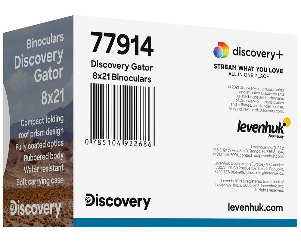 Бинокъл Levenhuk Discovery Gator 8x21 3
