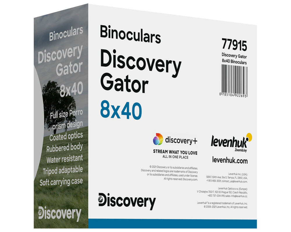 Бинокъл Levenhuk Discovery Gator 8x40 3