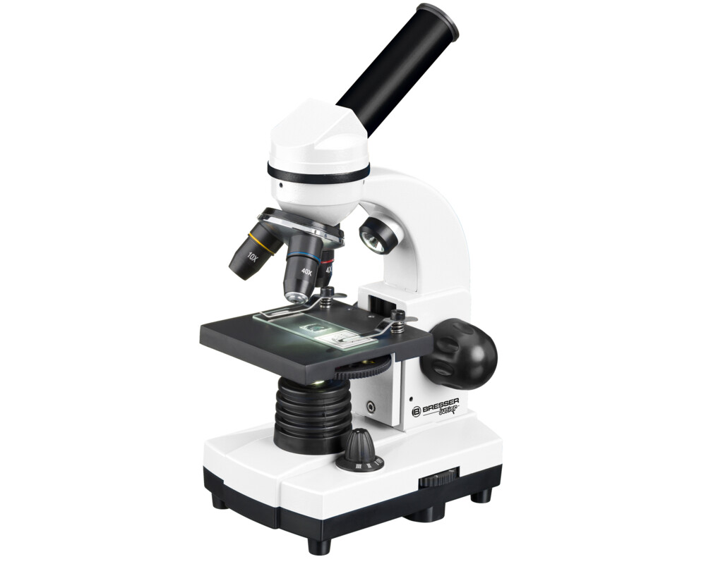 Микроскоп Bresser Junior Biolux SEL 40–1600x с кутия, бяла 47