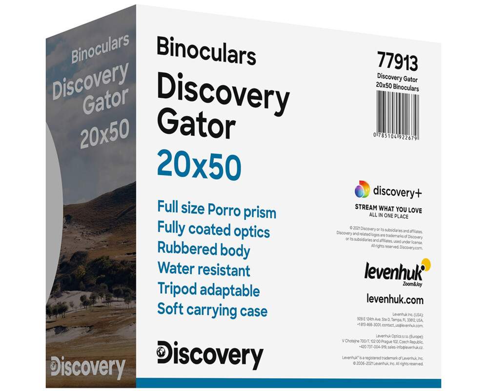 Бинокъл Levenhuk Discovery Gator 20x50 3