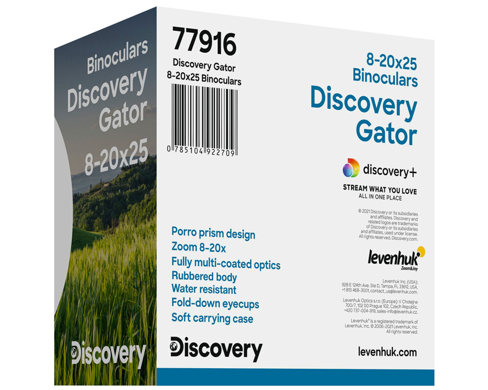 Бинокъл Levenhuk Discovery Gator 8–20x25 3
