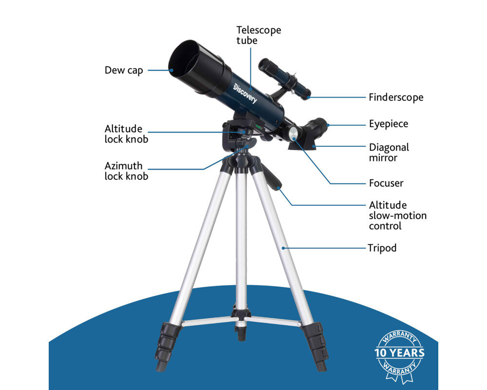 Телескоп Levenhuk Discovery Sky Trip ST50 с книга 71