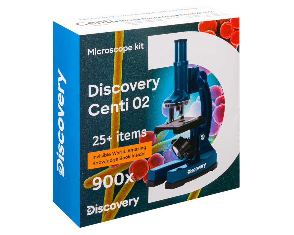 Микроскоп Levenhuk Discovery Centi 02 с книга 63