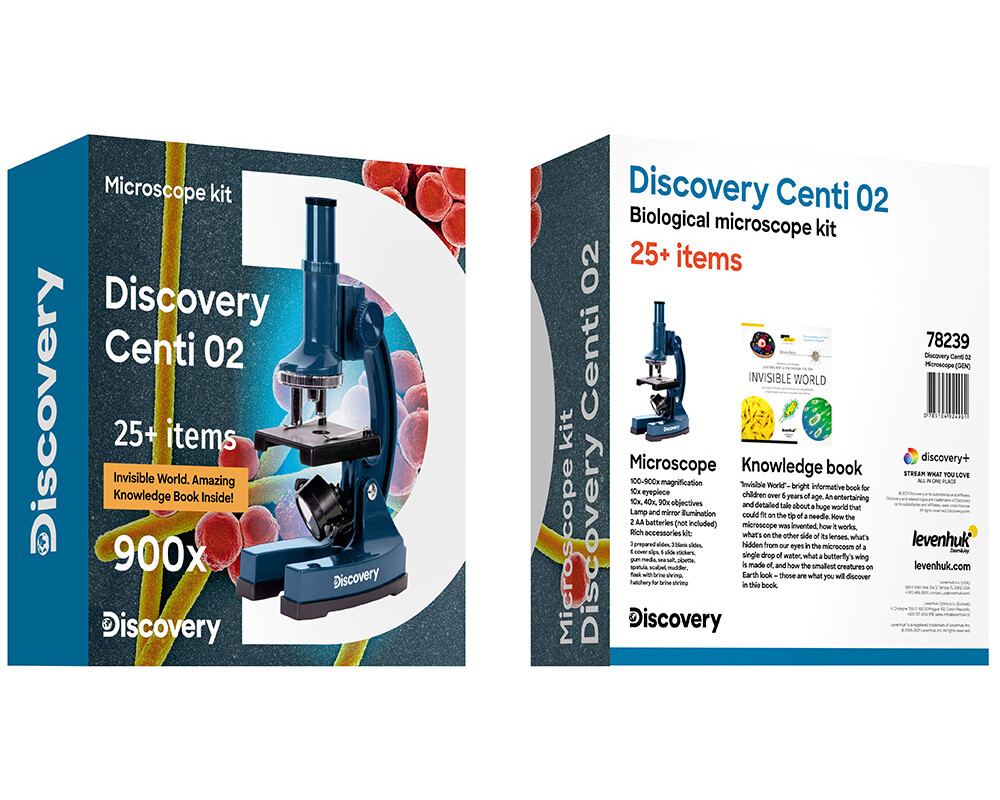 Микроскоп Levenhuk Discovery Centi 02 с книга 5