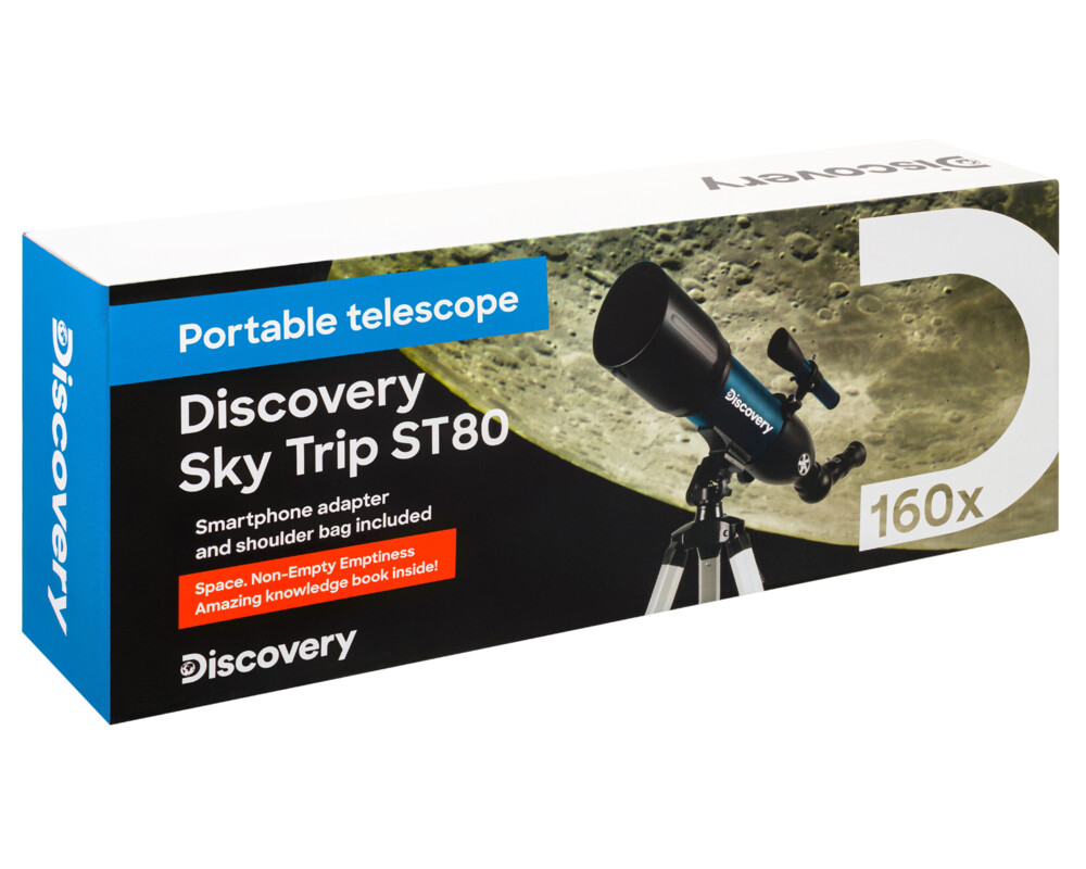 Телескоп Levenhuk Discovery Sky Trip ST80 с книга 78