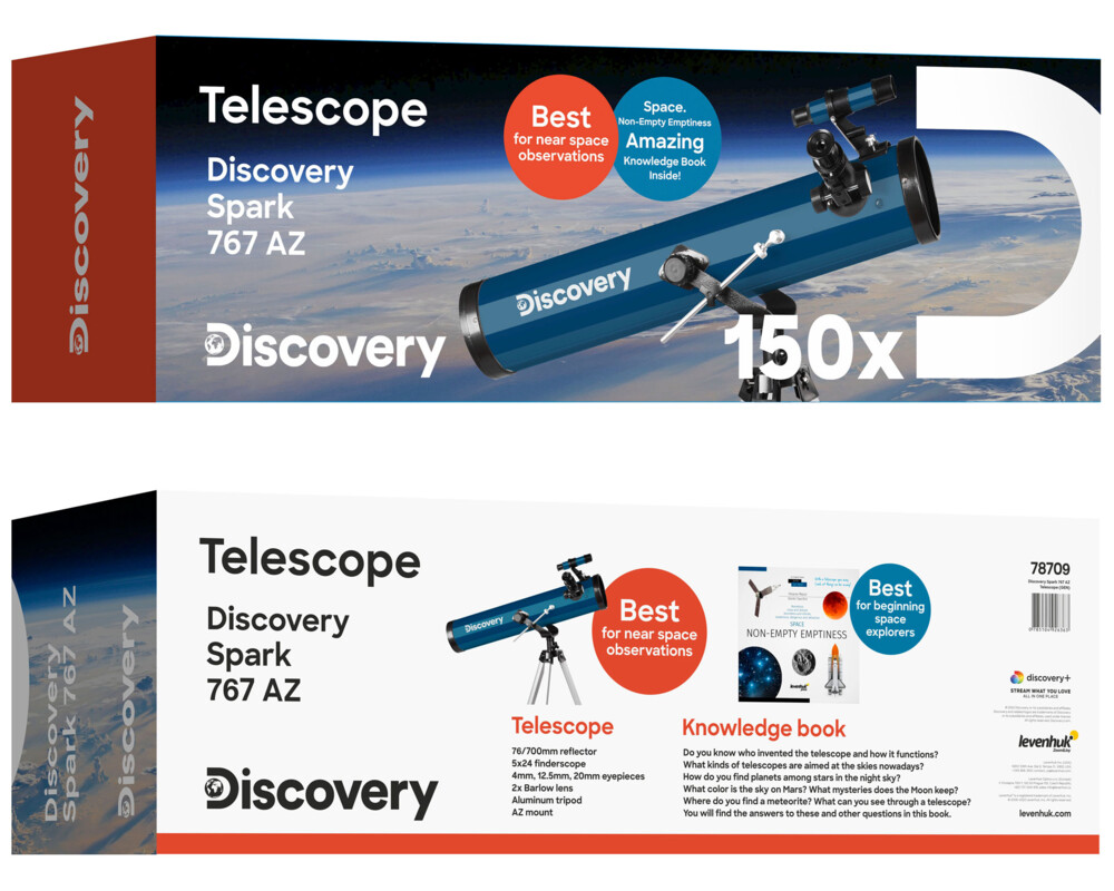 Телескоп Levenhuk Discovery Spark 767 AZ с книга 7