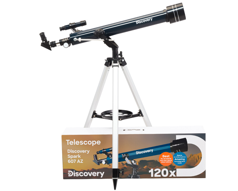 Телескоп Levenhuk Discovery Spark 607 AZ с книга 12