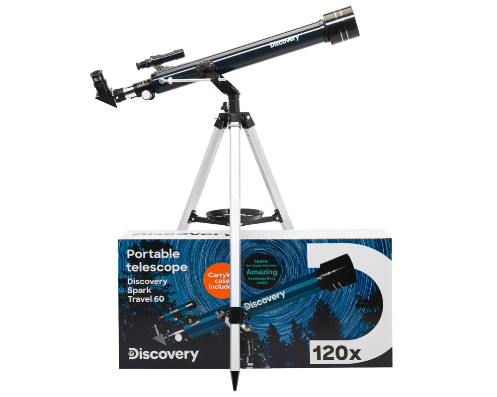 Телескоп Levenhuk Discovery Spark Travel 60 с книга 7
