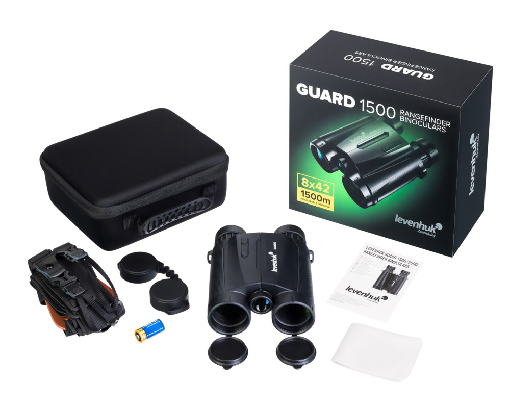 Бинокъл с далекомер Levenhuk Guard 1500 9