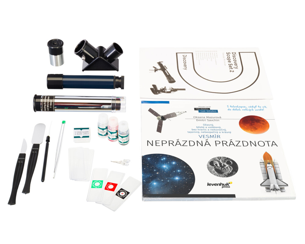 Телескоп Комплект Levenhuk Discovery Scope 2 с книга 19