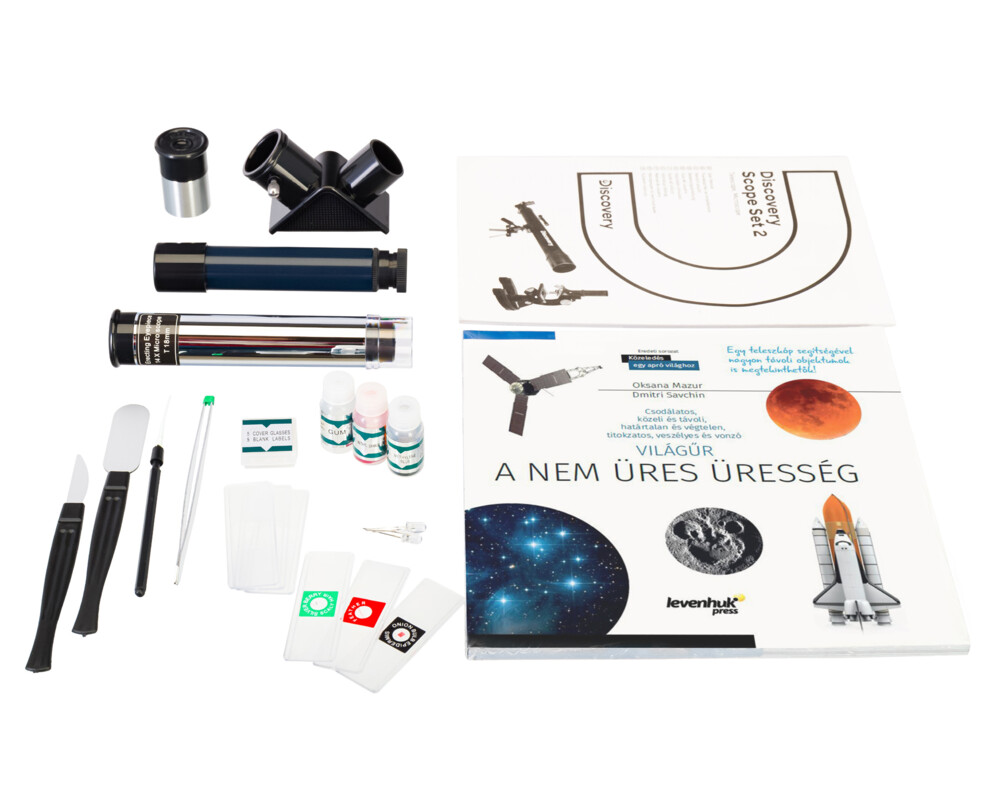 Телескоп Комплект Levenhuk Discovery Scope 2 с книга 19