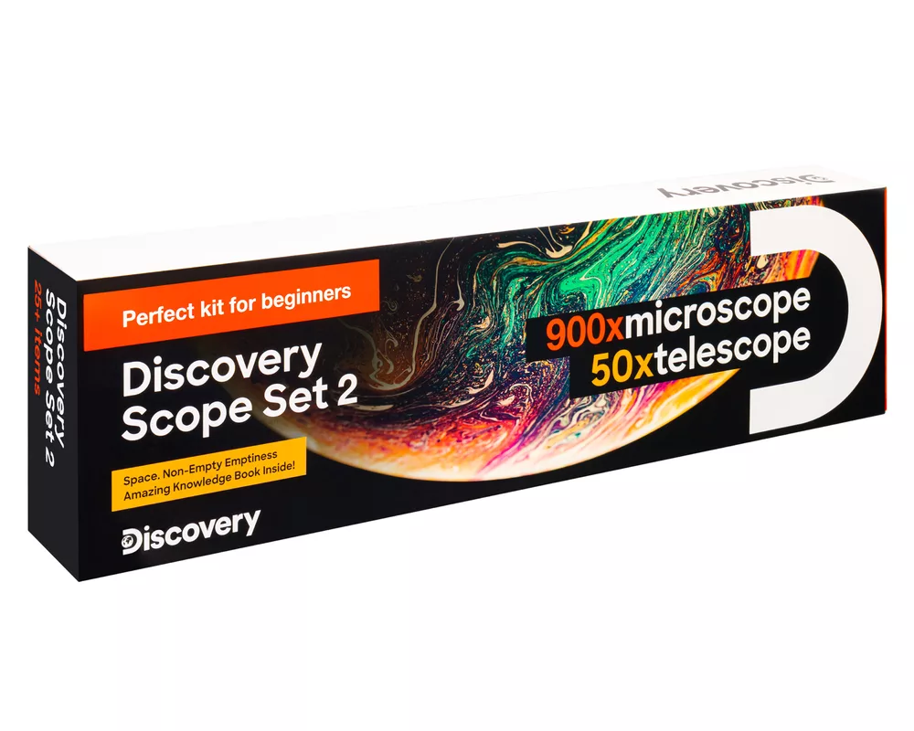 Телескоп Комплект Levenhuk Discovery Scope 2 с книга 33