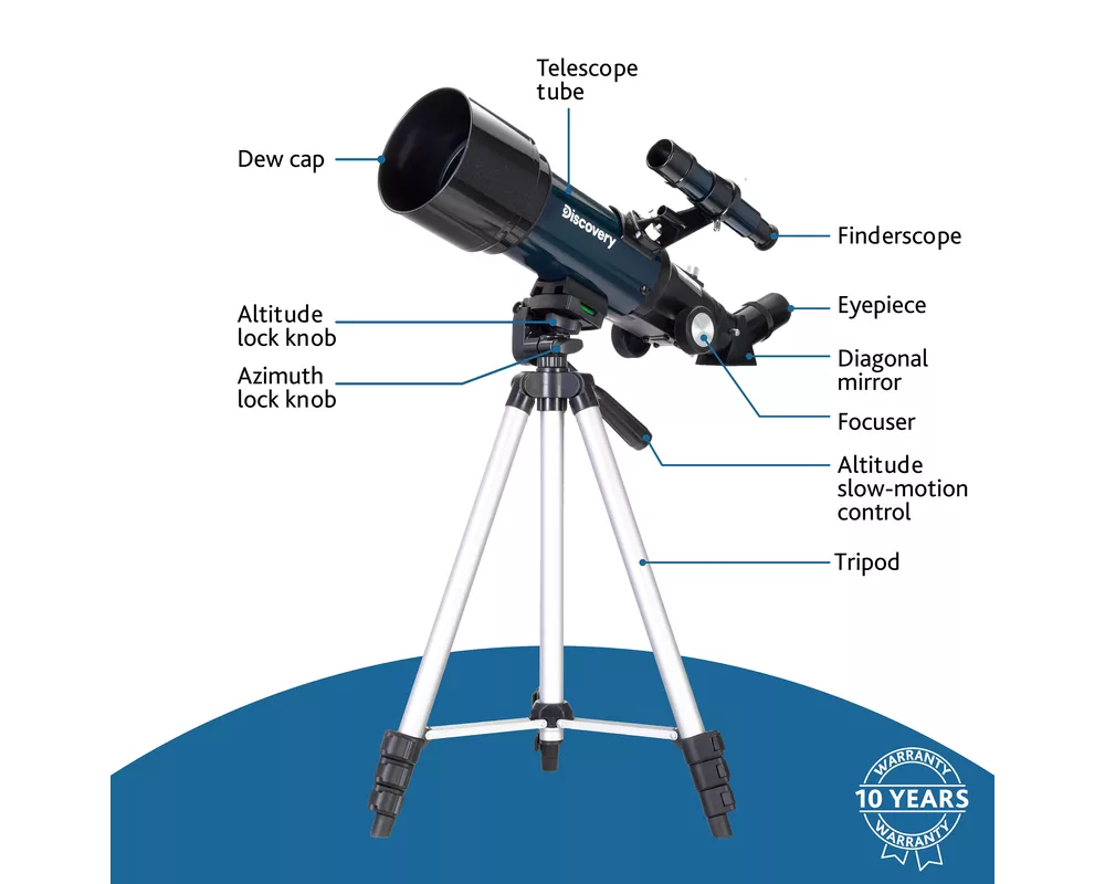 Телескоп Levenhuk Discovery Sky Trip ST70 с книга 17
