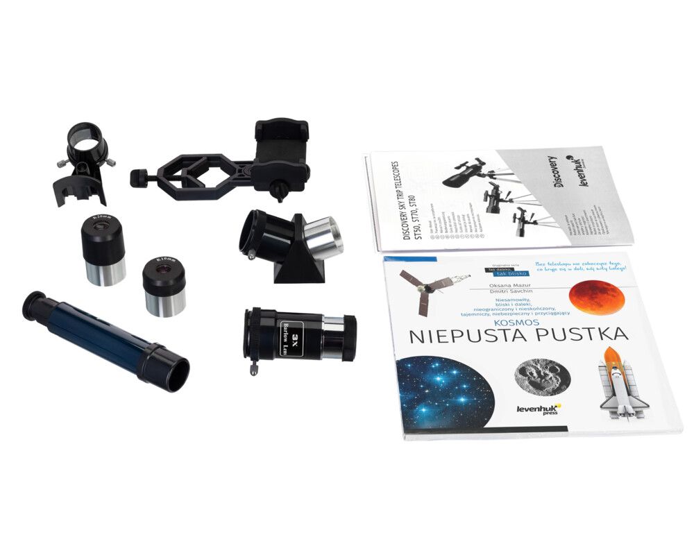 Телескоп Levenhuk Discovery Sky Trip ST70 с книга 20