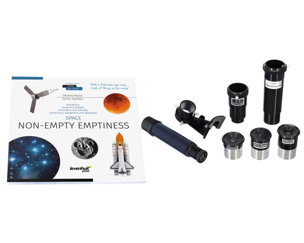 Телескоп Levenhuk Discovery Spark Travel 76 с книга 23