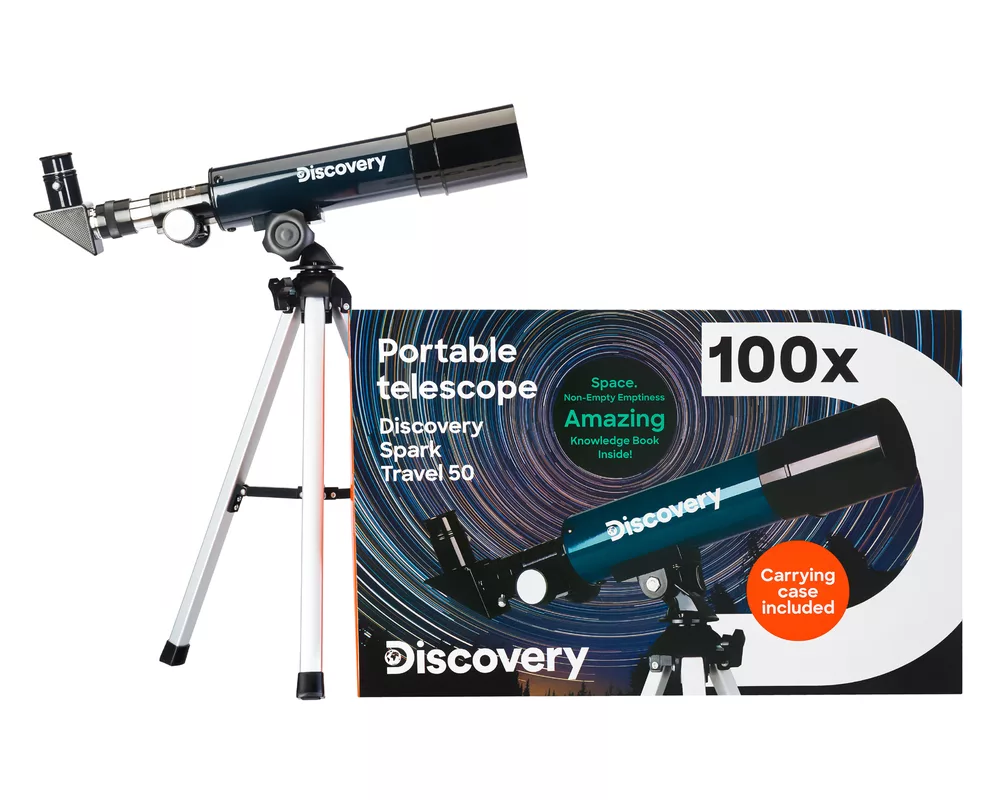 Телескоп Levenhuk Discovery Spark Travel 50 с книга 2