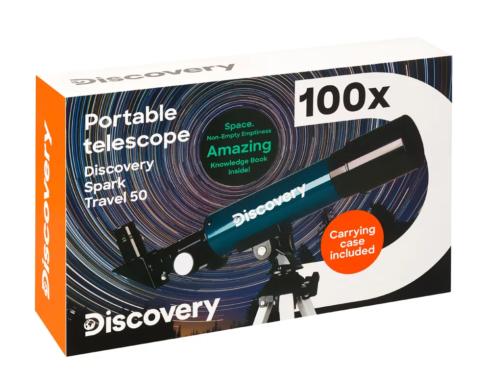 Телескоп Levenhuk Discovery Spark Travel 50 с книга 13