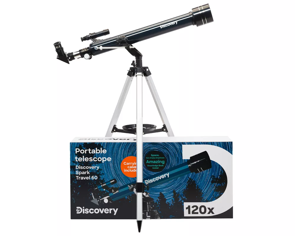 Телескоп Levenhuk Discovery Spark Travel 60 с книга 2