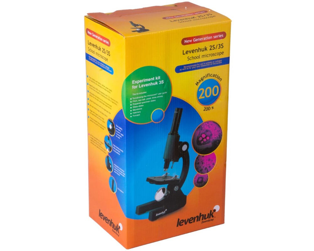 Микроскоп Монокулярен Levenhuk 3S NG 21