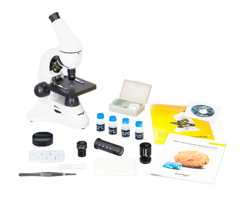 Микроскоп Цифров Levenhuk Rainbow D50L PLUS 2M, Moonstone (Лунен камък) 10