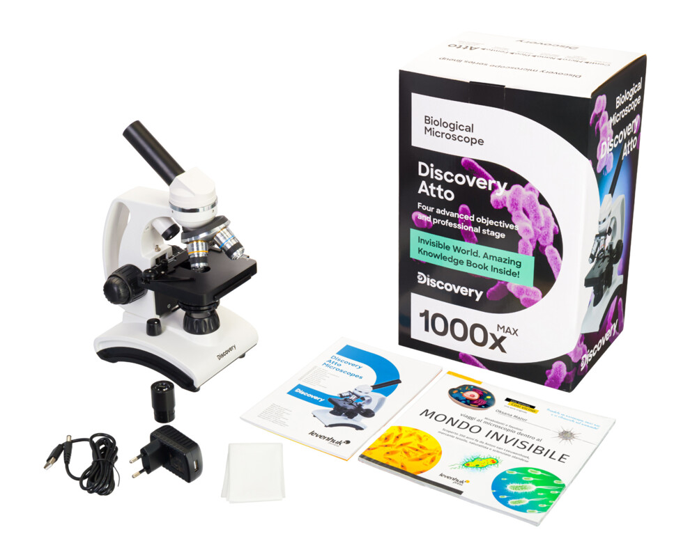 Микроскоп Levenhuk Discovery Atto Polar с книга 15