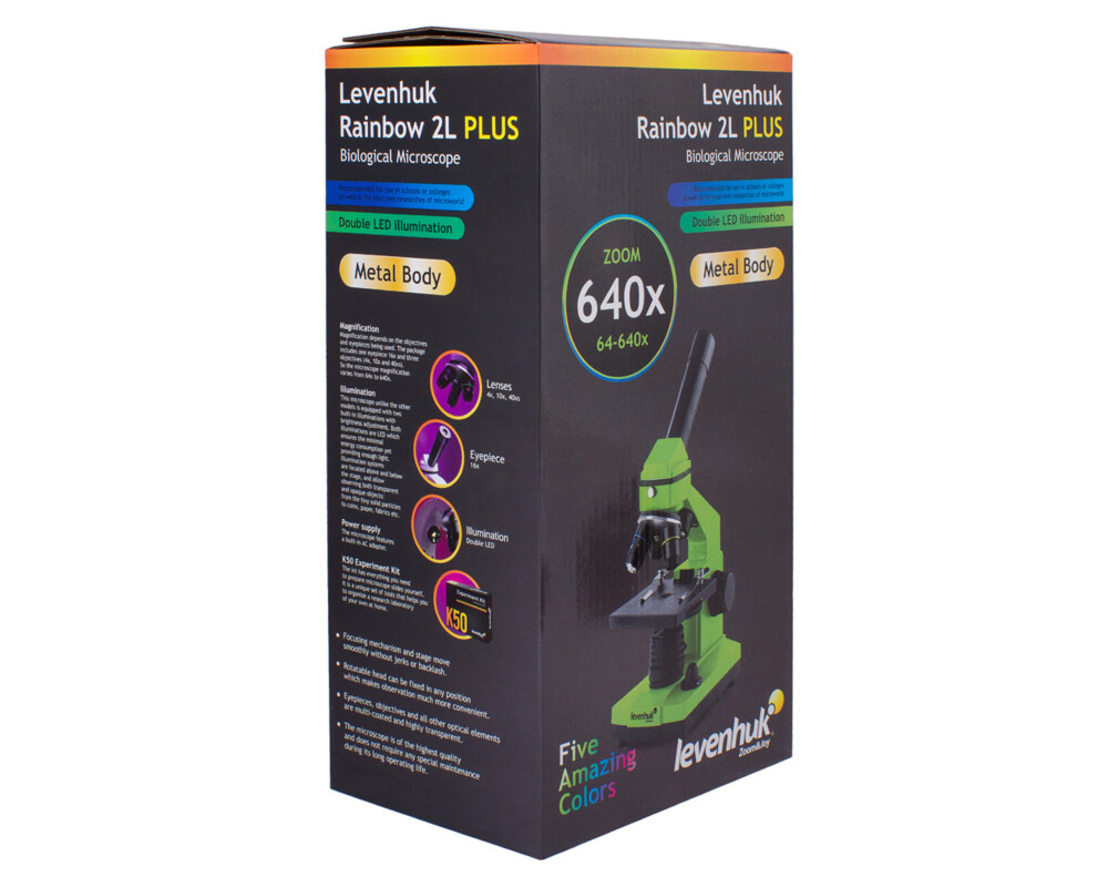 Микроскоп Levenhuk Rainbow 2L PLUS 18