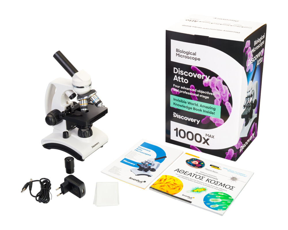 Микроскоп Levenhuk Discovery Atto Polar с книга 15
