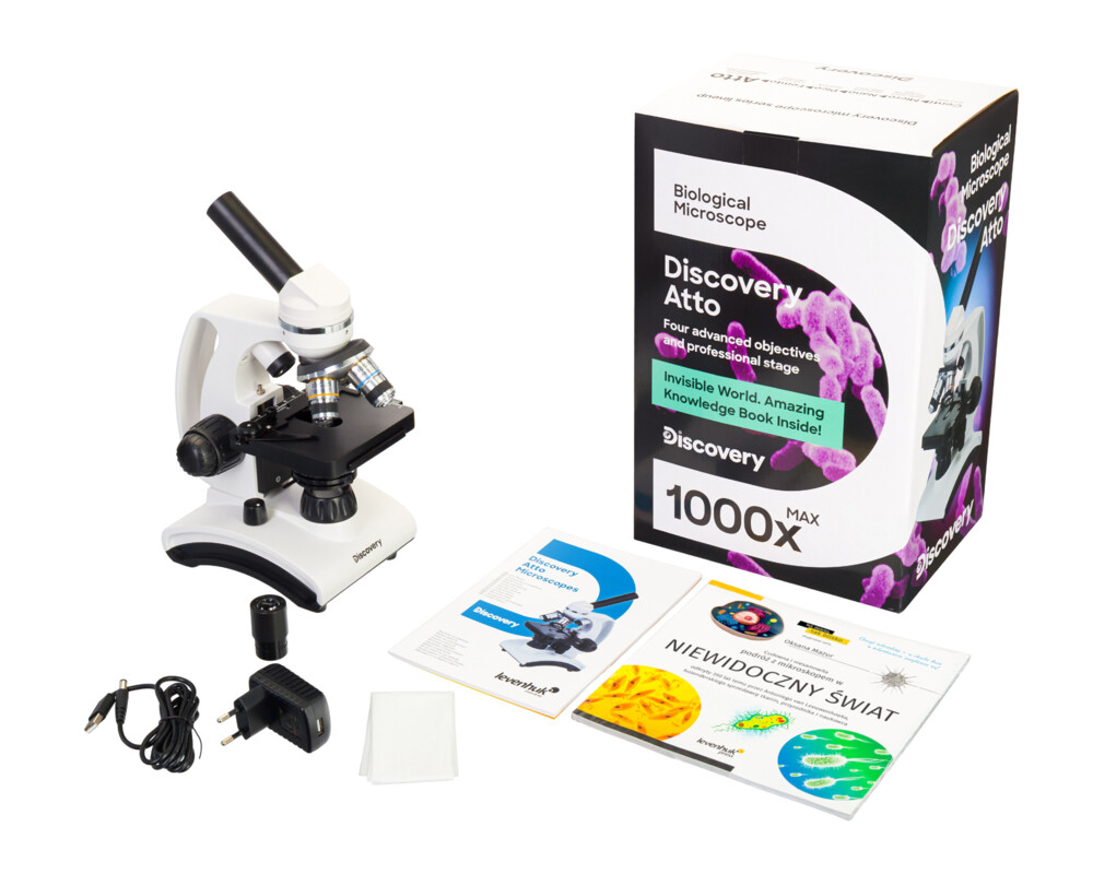 Микроскоп Levenhuk Discovery Atto Polar с книга 17
