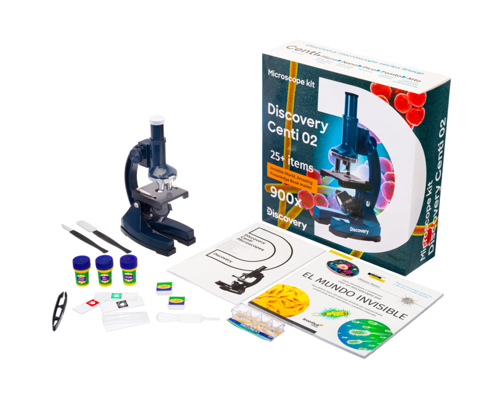 Микроскоп Levenhuk Discovery Centi 02 с книга 2