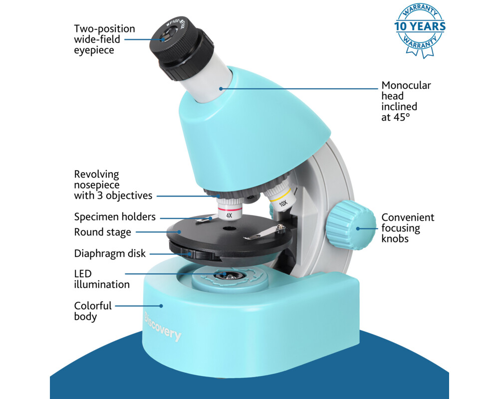 Микроскоп Levenhuk Discovery Micro с книга 32