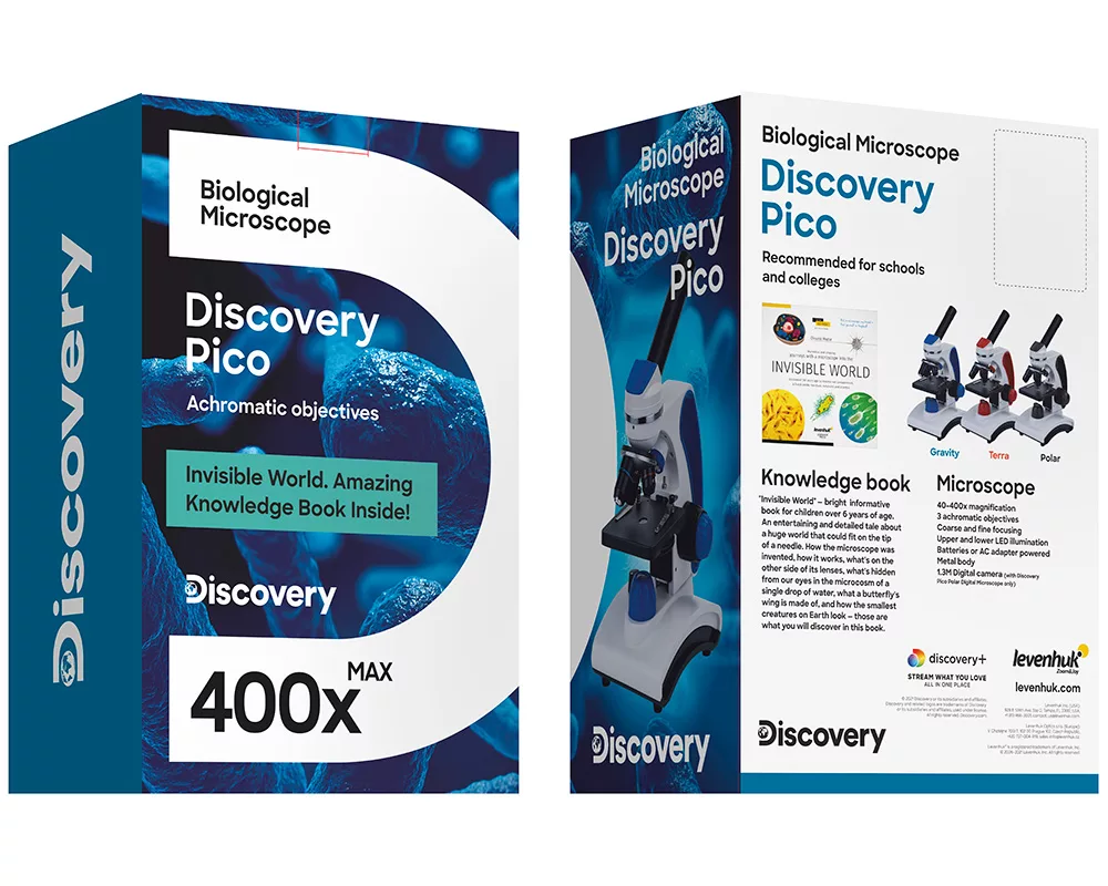 Микроскоп Цифров Levenhuk Discovery Pico Polar с книга 2