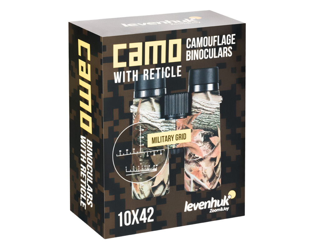 Бинокъл с решетка Levenhuk Camo 10x42 17