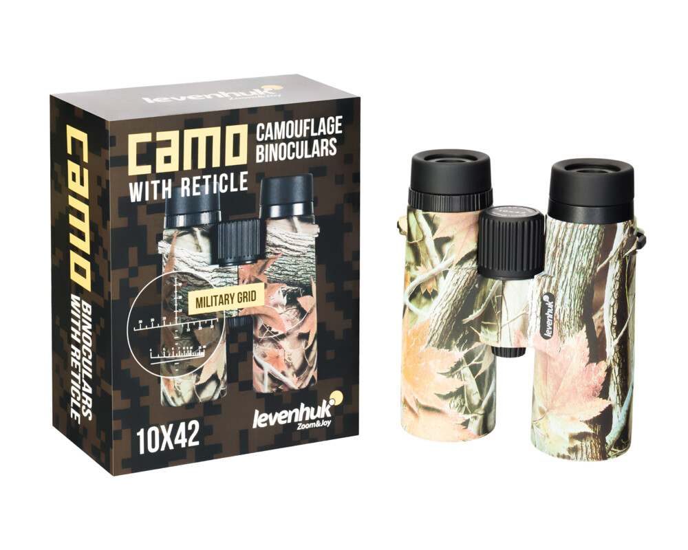 Бинокъл с решетка Levenhuk Camo 10x42 9