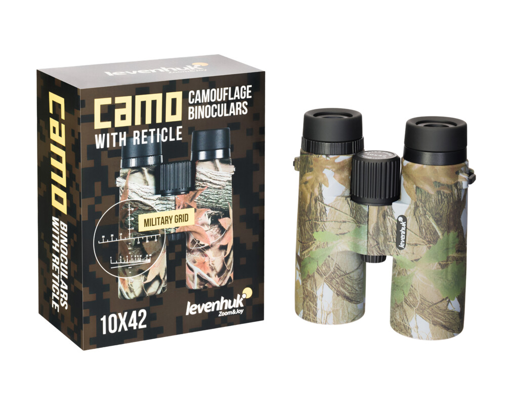 Бинокъл с решетка Levenhuk Camo 10x42 9