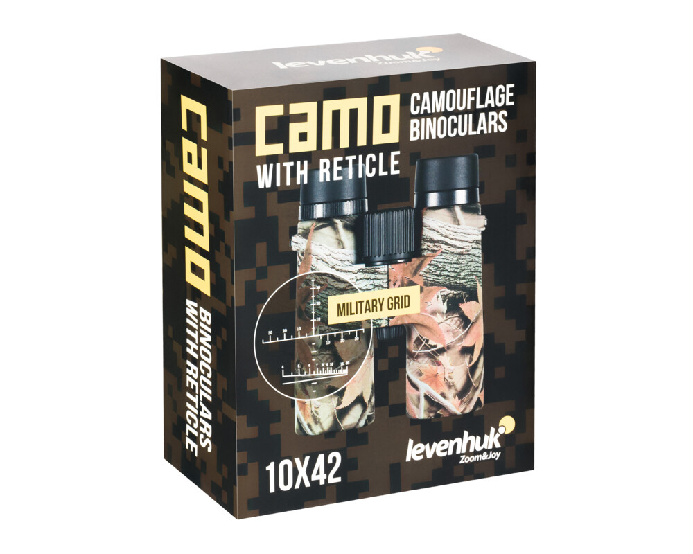 Бинокъл с решетка Levenhuk Camo 10x42 17