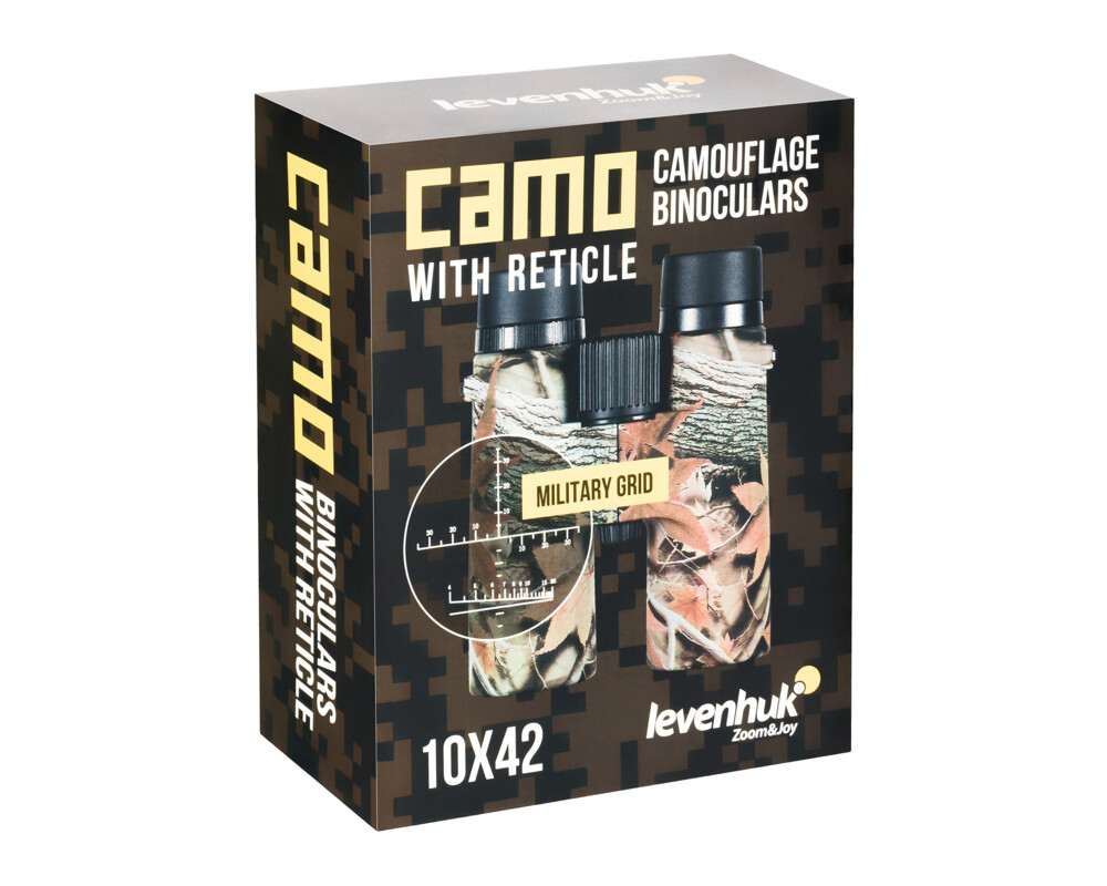 Бинокъл с решетка Levenhuk Camo 10x42 17