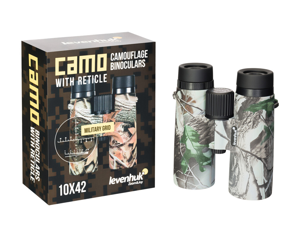 Бинокъл с решетка Levenhuk Camo 10x42 9