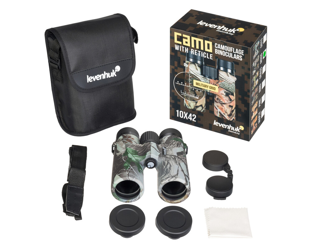 Бинокъл с решетка Levenhuk Camo 10x42 8