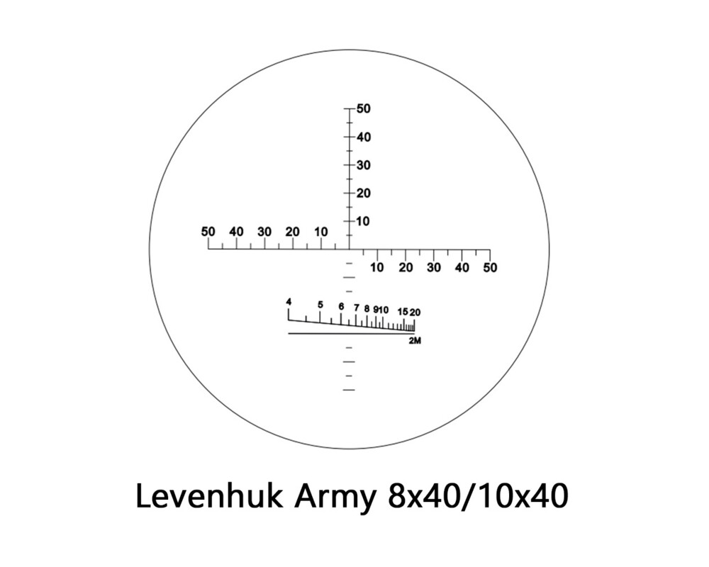 Бинокъл с решетка Levenhuk Army 8x40 2