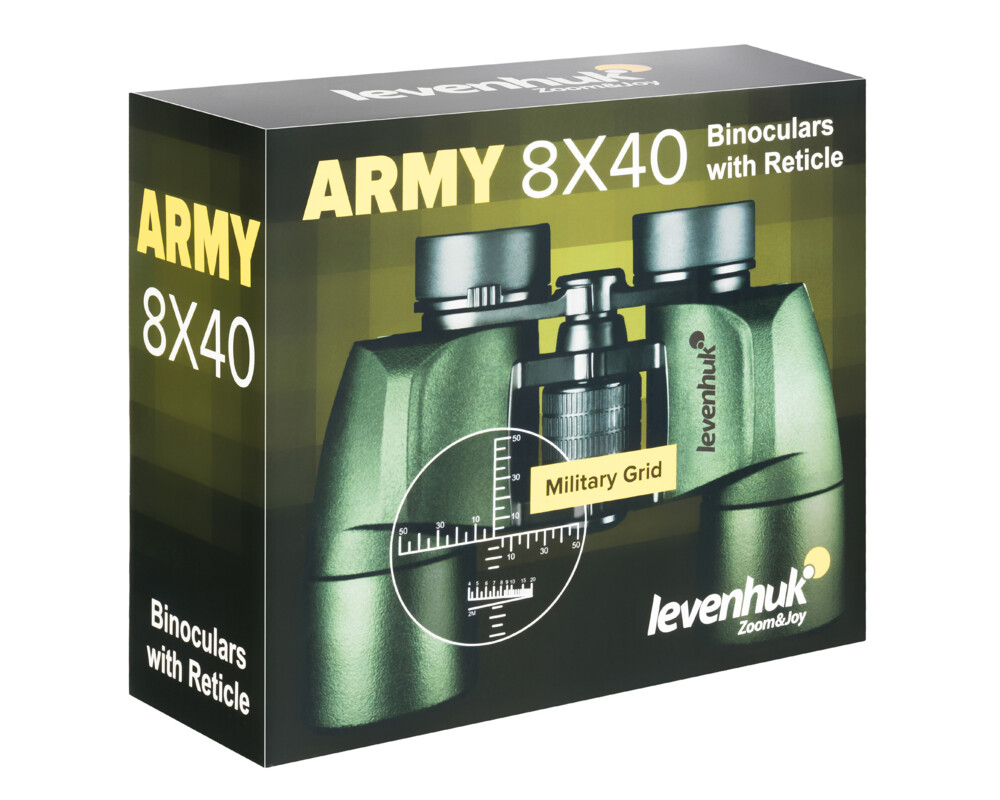 Бинокъл с решетка Levenhuk Army 8x40 15
