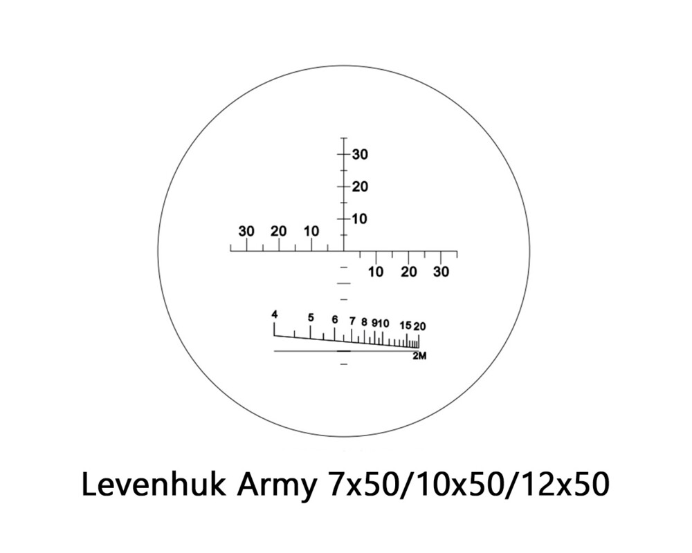 Бинокъл с решетка Levenhuk Army 7x50 2