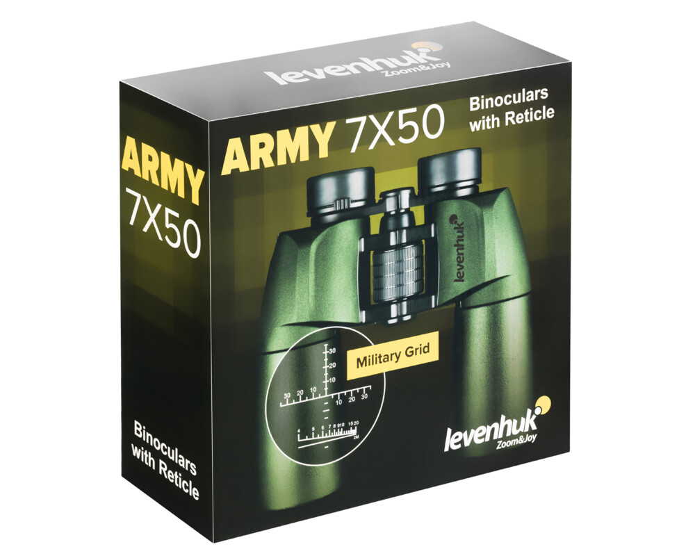 Бинокъл с решетка Levenhuk Army 7x50 19