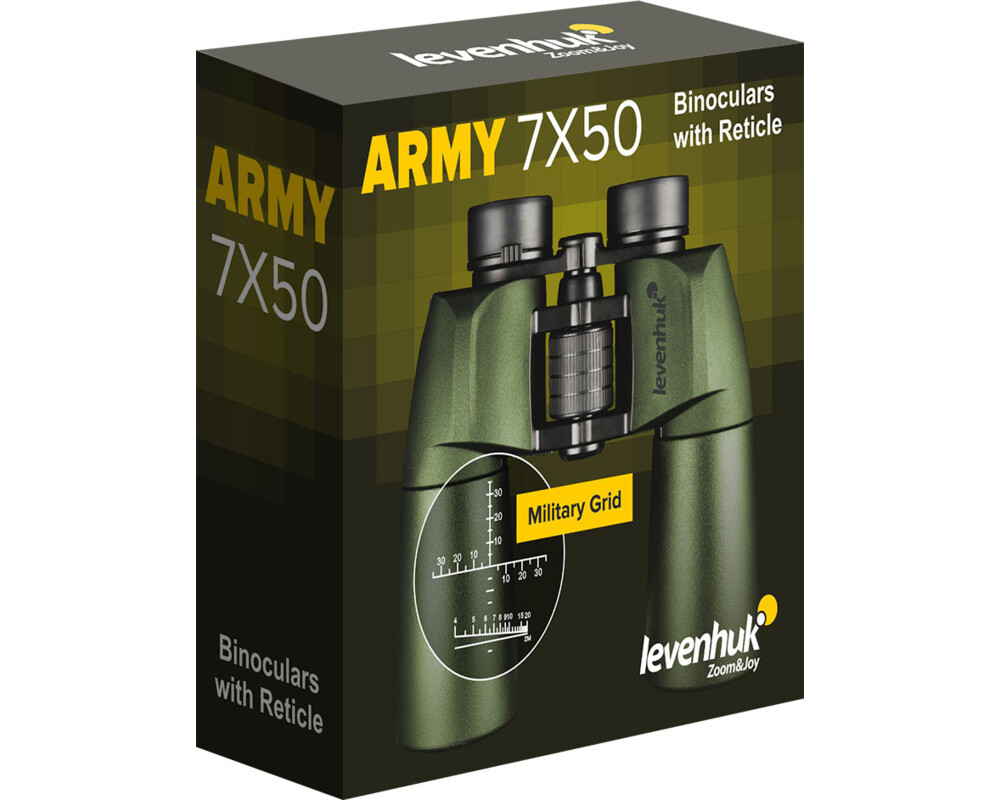 Бинокъл с решетка Levenhuk Army 7x50 5